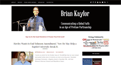 Desktop Screenshot of briankaylor.com